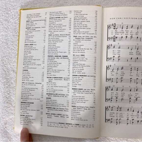 Vintage Allied Printing How Can We Keep From Singing Hard Cover Music Songbook - Picture 7 of 14